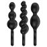 Satisfyer Booty Call - Set di plug anali nero (3 pezzi)