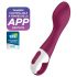 Satisfyer Hot Spot - Vibratore G-spot riscaldante ricaricabile (rosso)