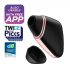 Satisfyer Love Triangle - intelligente stimolatore clitoride a onde (nero)