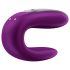 Satisfyer Double Fun - vibratore smart per coppie (viola)