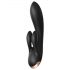 Satisfyer Double Flex - Vibratore Intelligente a Otturazione Clitoride (nero)