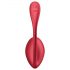 Satisfyer Shiny Petal - ovetto vibrante rosso con telecomando