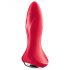 Satisfyer Rotator Plug 1 - vibratore anale perlato ricaricabile (rosso)