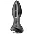 Satisfyer Rotator Plug 2 - vibratore anale nero con perline ricaricabile