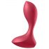 Satisfyer Backdoor Lover - vibratore anale ricaricabile e impermeabile (rosso)