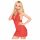 Penthouse Sweet & Spicy - completo in pizzo con bretelle (rosso) - L/XL