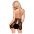 Penthouse Libido Boost - baby-doll in pizzo con perizoma (nero)