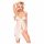 Penthouse Sweet Beast - set babydoll rosato (bianco)