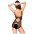 Penthouse Turned On - Body in pizzo aperto (nero) - M/L