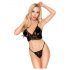 Penthouse Double Spice - set reggiseno in pizzo (nero)