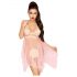 Penthouse Naughty Doll - vestito di pizzo e perizoma (rosa) - L/XL