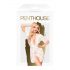 Penthouse Hypnotic Power - Vestaglia corta in pizzo con perizoma (bianco) - XL