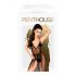 Penthouse Best Forplay - body in pizzo con velo in tulle (nero) - M/L