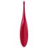 Satisfyer Twirling Fun - vibratore clitorideo ricaricabile impermeabile (rosso)