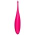 Satisfyer Twirling Fun - vibratore clitoride ricaricabile impermeabile (magenta)