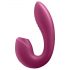 Satisfyer Sunray - Vibratore 2in1 con onde d'aria ricaricabile (rosso)