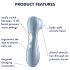 Satisfyer Pro 2 Gen2 - Stimolatore clitorideo ad aria ricaricabile (Blu)