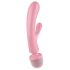 Satisfyer Triple Lover - Vibratore G-spot e massaggiatore (rosa)