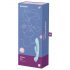 Satisfyer Triple Oh - vibratore con stimolatore clitorideo (blu)