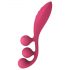 Satisfyer Tri Ball 1 - vibratore multifunzionale ricaricabile (rosso)