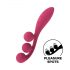 Satisfyer Tri Ball 1 - vibratore multifunzionale ricaricabile (rosso)