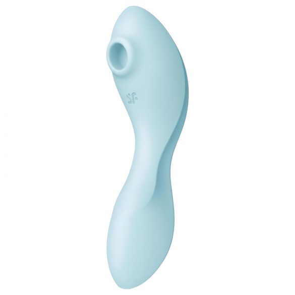 Satisfyer Curvy Trinity 5+ - vibratore intelligente 2in1 (blu)