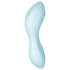 Satisfyer Curvy Trinity 5+ - vibratore intelligente 2in1 (blu)