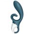 Satisfyer Hug Me - vibratore intelligente con stimolatore clitorideo (grigio-blu)