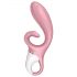 Satisfyer Hug Me - Vibratore intelligente con braccio clitorideo (rosa)