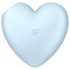 Satisfyer Cutie Heart - Vibratore clitorideo a onde d'aria ricaricabile (blu)