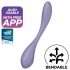 Satisfyer G-spot Flex 5 - Vibratore intelligente per il punto G (viola)