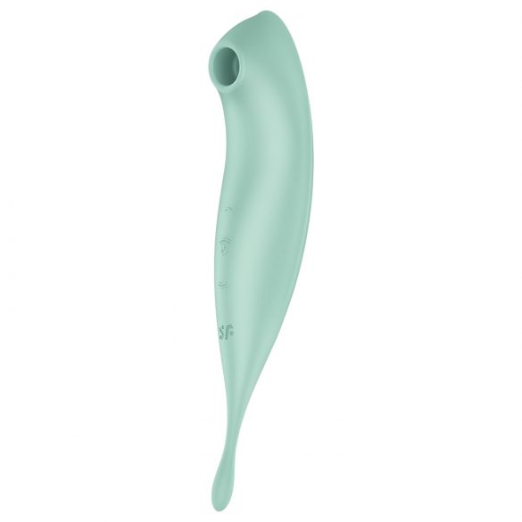 Satisfyer Twirling Pro - vibratore smart 2in1 per clitoride (menta)