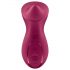 Satisfyer Exciterrr - Vibratore clitorideo con perle rotanti (rosso)