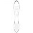 Satisfyer Dazzling Crystal 1 - Dildo in vetro a doppia estremità (trasparente)