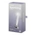 Satisfyer Sparkling Crystal - dildo in vetro trasparente con texture raffinata