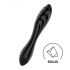 Satisfyer Dazzling Crystal 1 - Dildo di vetro a doppia punta (nero)