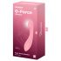 Satisfyer G-Force - vibratore ricaricabile impermeabile per il punto G (rosa)