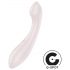 Satisfyer G-Force - vibratore ricaricabile punto G, impermeabile (beige)