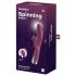 Satisfyer Spinning Rabbit 1 - Vibratore rotante con braccio clitorideo (rosso)