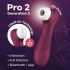 Satisfyer Pro 2 Gen3 - Massaggiatore clitorideo smart a onde d'aria (rosso)