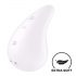 Satisfyer Dew Drop - vibratore clitorideo impermeabile ricaricabile (bianco)