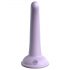 Dillio Curious Five - Dildo in silicone con ventosa (15cm) - viola