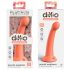 Dillio Esploratore Segreto - Dildo ghianda (17cm) - arancione