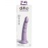 Dillio Slim Seven - Dildo con Ventosa Stimolante (20cm) - Viola