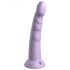 Dillio Slim Seven - Dildo con Ventosa Stimolante (20cm) - Viola