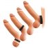 You2Toys 4in1 - Set di anelli per pene e testicoli - 2 pezzi (naturale-nero)