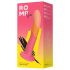 ROMP Dizi - dildo flessibile in silicone (rosa-arancione)