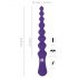 You2Toys - Dildo anale flessibile con sfere (viola)