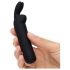 Happyrabbit Bullet - vibratore compatto ricaricabile a forma di coniglietto (nero)