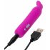 Happyrabbit Bullet - vibratore a forma di coniglio ricaricabile (viola)